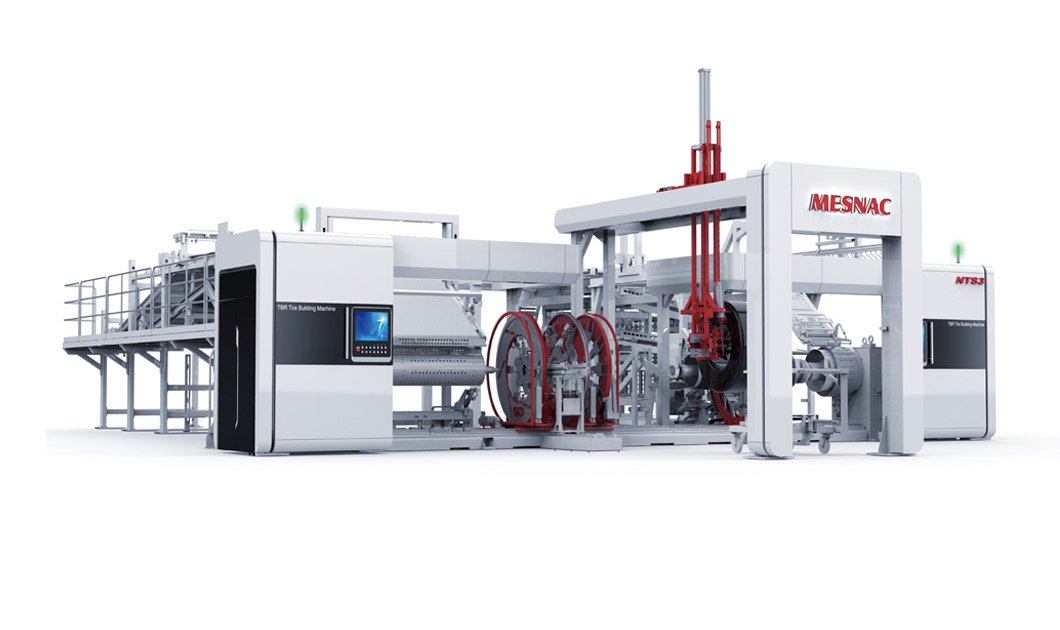 NTS3 Uni-stage All-steel Radial Three-drum Tire Building Machine